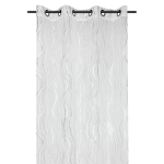 Stof p&auml;evakardin Silver, 135x240 cm, valge/h&otilde;bedane