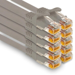1attack.de - 10 X 2.0m Cat7 Ethernet kaabel 10 Gb/s Lan v&otilde;rgul&uuml;liti hall