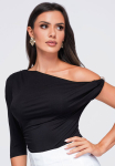Pluus naistele Ombre OW-TS-E0075, must