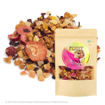 Puuviljatee &bdquo;Ainult puuviljad&rdquo; - l&uuml;ofiliseeritud (k&uuml;lmkuivatatud), Fruit tea, 50 g