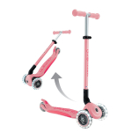 Globber Primo Foldable Lights LED t&otilde;ukeratas lastele, roosa