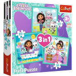 Pusled multikategelastega Trefl Gabby's Dollhouse, 50+20+36 tk.