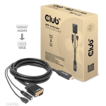 Club3D Kabel HDMI+Micro-USB-Buchse VGA+3 5mm 2m St/Bu retail
