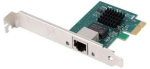 Emaplaat V&otilde;rgukaart - Lanberg PCI Express X1 2.5Gb/s RJ45 madala profiiliga kinnitus must