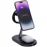 INNOSTYLE 3-&uuml;hes juhtmevaba laadija MagSafe'ile, iPhone'ile, AirPodsile ja Watch Stationile