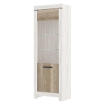 Vitriin Mebelbos Belen 1w, 68x39x196 cm, liivakarva
