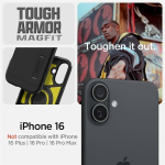 Spigen Tough Armor MagSafe &uuml;mbris iPhone 16 jaoks - Must