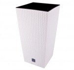 Lillepott RATO, valge, erinevad suurused, 50 x 26,5 x 26,5 cm