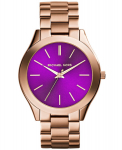 Naiste k&auml;ekell Michael Kors Slim Runway, kuldne/lilla