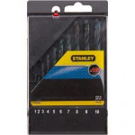Puurikomplekt Stanley HSS (STA56030), 10 tk