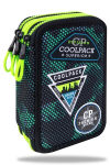 Pinal kolme sektsiooni ja tarvikutega CoolPack Jumper 3 Badges B Green