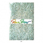 Klaasist &uuml;mmargused toruhelmed 6/0 RainBow&reg; 500 g, v&auml;rv 201