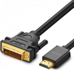 Ugreen HD106 HDMI-DVI kaabel, 3 m, must