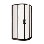 Du&scaron;inurk ilma aluseta Vento Tivoli 900x900x1850 , l&auml;bipaistev klaas &bdquo;easy clean&rdquo; 6mm , R550