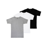Meeste T-s&auml;rk Ceylan, valge, hall, must, 3 tk