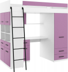 Narivoodi Meblocross Level L, 90x200 cm, lilla/valge