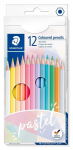 V&auml;rvilised pliiatsid STAEDTLER 146, 12 pastelset v&auml;rvi
