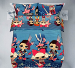 Laste voodipesukomplekt, 3-osaline, linane