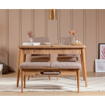 4-osaline s&ouml;&ouml;gitoa komplekt Kalune Design Vina, pruun/roosa