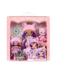 Nukk Na! Na! Na! Surprise Lavender Kitty Family (Margot Belle, Sophie Belle, Bisous) - NaNaNa Family