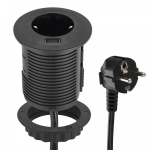 Pikendusjuhe Electraline 62558, 1 pesa + 1 USB, 2 m