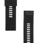 Kellarihm silikoonist Tactical 668 sobib Garmin Fenix 5X / 6X QuickFit 26 mm, must