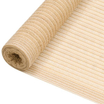 vidaXL privaatsusv&otilde;rk, beež, 1,2 x 10 m, HDPE, 75 g/m&sup2;