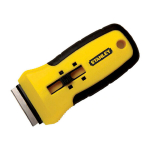 Grattoir - Stanley - 0-28-217 - Lame r&eacute;tractable - Ergonomique - 5 lames de rechange