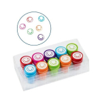 Naeratava emotikoni tempel, 10 tk