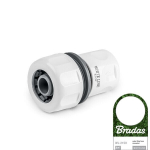 Kiire vooliku&uuml;hendus 3/4" Bradas WHITE LINE STOP-funktsiooniga