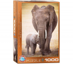 Pusle Eurographics, 6000-0270, Elephant and Baby, 1000 tk