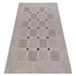 Sisal vaip SISAL FLOORLUX 20079 ruudud h&otilde;be / must