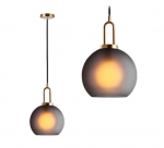 Rippuv laelamp 20cm APP626-1CP klaasist pall