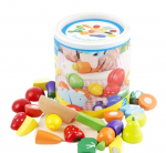 Takjakinnisega puidust m&auml;nguasjade komplekt