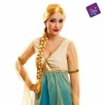 Perruque - Disfrazzes - Demoiselle Lady - Tresse Blonde - Taille Unique - Multicolore