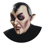 Dracula Count Mask Halloween - Unisex - Black - Indoor - Adult - Multicolor