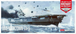 Liimitav mudel Academy 14229 USS Yorktown CV-5 Battle of Midway 1/700