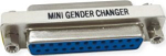 Adapteri v&auml;&auml;rtus Mini soomuutja Dsub25 F/f
