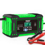 12 V 6 A automaatlaadija 2&ndash;100 Ah akudele, LCD-ekraan, taastus- ja kaitsefunktsioon