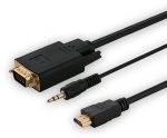 Savio CL-198 HDMI-kaabel, 1.8 m, HDMI A-t&uuml;&uuml;pi, must, High Speed Ethernetiga, 1 tk