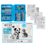 Koolitarvete komplekt joonistamiseks ja loovuseks Cuties, 68 tk