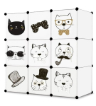 Laste kapp Cats, valge