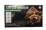 J&otilde;ulutuled purikad (&otilde;ue) 120 LED, 6 m, k&uuml;lm valge /sinine (Flash) (136) 6602