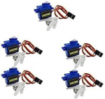 5 tk Micro Servomotor 9G RC Helikopter Lennuk Paat kontrollib Robot Mini Servo