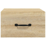 vidaXL seinale kinnitatav &ouml;&ouml;kapp, Sonoma tamm, 35 x 35 x 20 cm