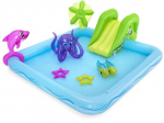 Bestway fantastiline akvaariumi m&auml;ngubassein t&auml;ispuhutav bassein. 239 x 206 x 86 cm m&auml;nguv&auml;ljak
