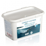 Basseinivee hooldusvahend Gre Actions chlorine, 250 g klooritabletid, 1kg