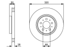 Piduriketas VOLVO S80 V70 S60 XC70 2.0 2.4 2.5 T D5 30658334 30658335 30658336