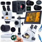 Mikroskoop Zenthril Mercury Pro &ndash; Trinokulaarne pea, Suurendus 7&ndash;45x, 8'' ekraaniga Komplekt