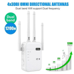 Traadita WiFi repiiter 1200Mbps ruuter WiFi leviulatuse pikendaja